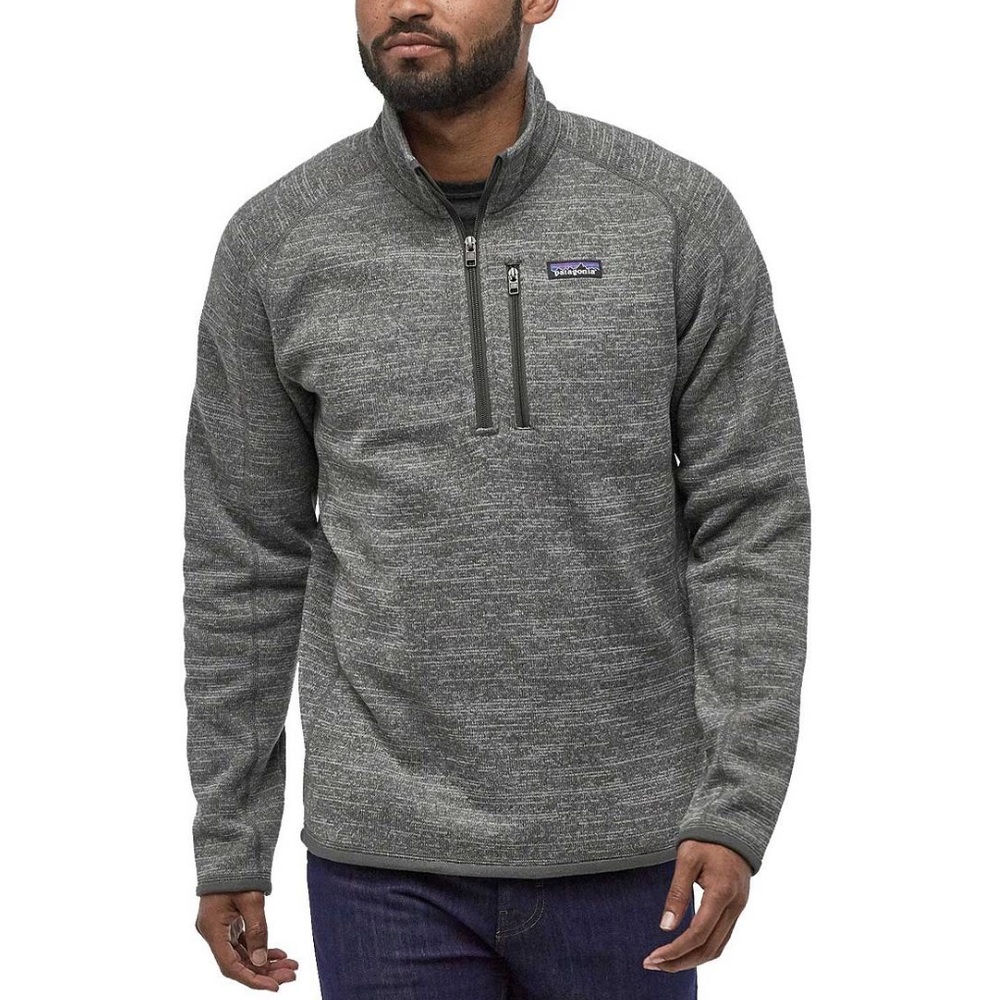 NWT Patagonia Better Sweater Quarter Zip Size S Nickel